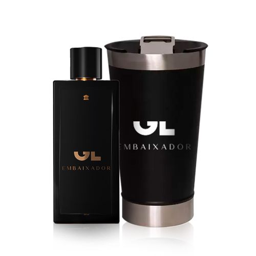 Perfume GL Embaixador 100ml + Copo Térmico Personalizado